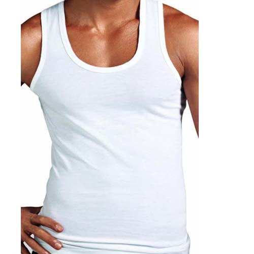 MEN WHITE VEST -3 PCS COTTON