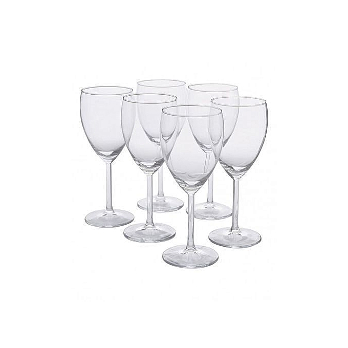 Generic 6 Pcs Wine Glasses