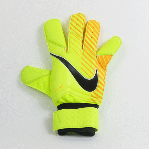 NIKE GRIP3 GOALKEEPER SOCCER GLOVES - VOLT ORANGE