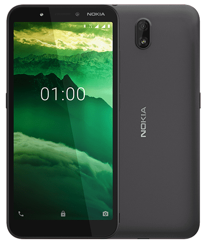 Nokia c1 Black 16GB+1GB MEMORY