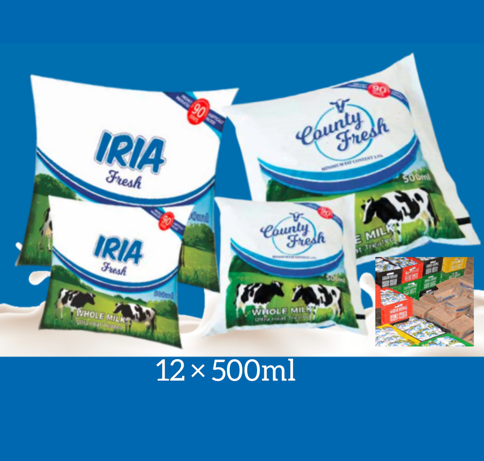 County fresh creamy long life milk  12×500ml packet