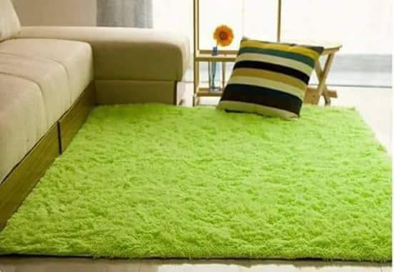 HOT FLUFFY CARPET- GREEN