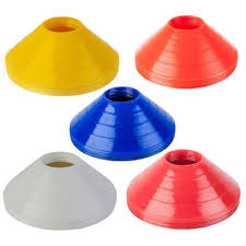 TRAINING CONES ATTRACTIVE COULOURS SAUCER DISC 40 PIECES CARTON