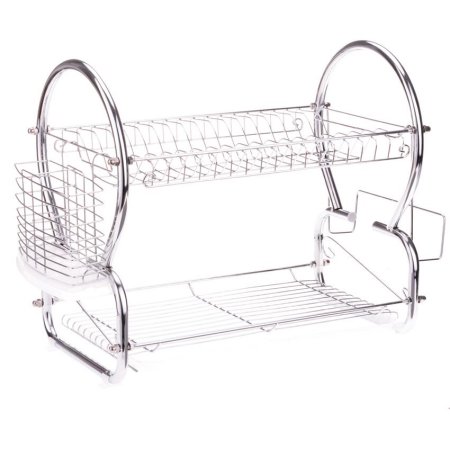 Generic Dish Rack 2 Tier Stainless Steel