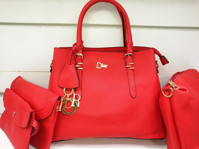 CASUAL LADIES HANDBAG - RED